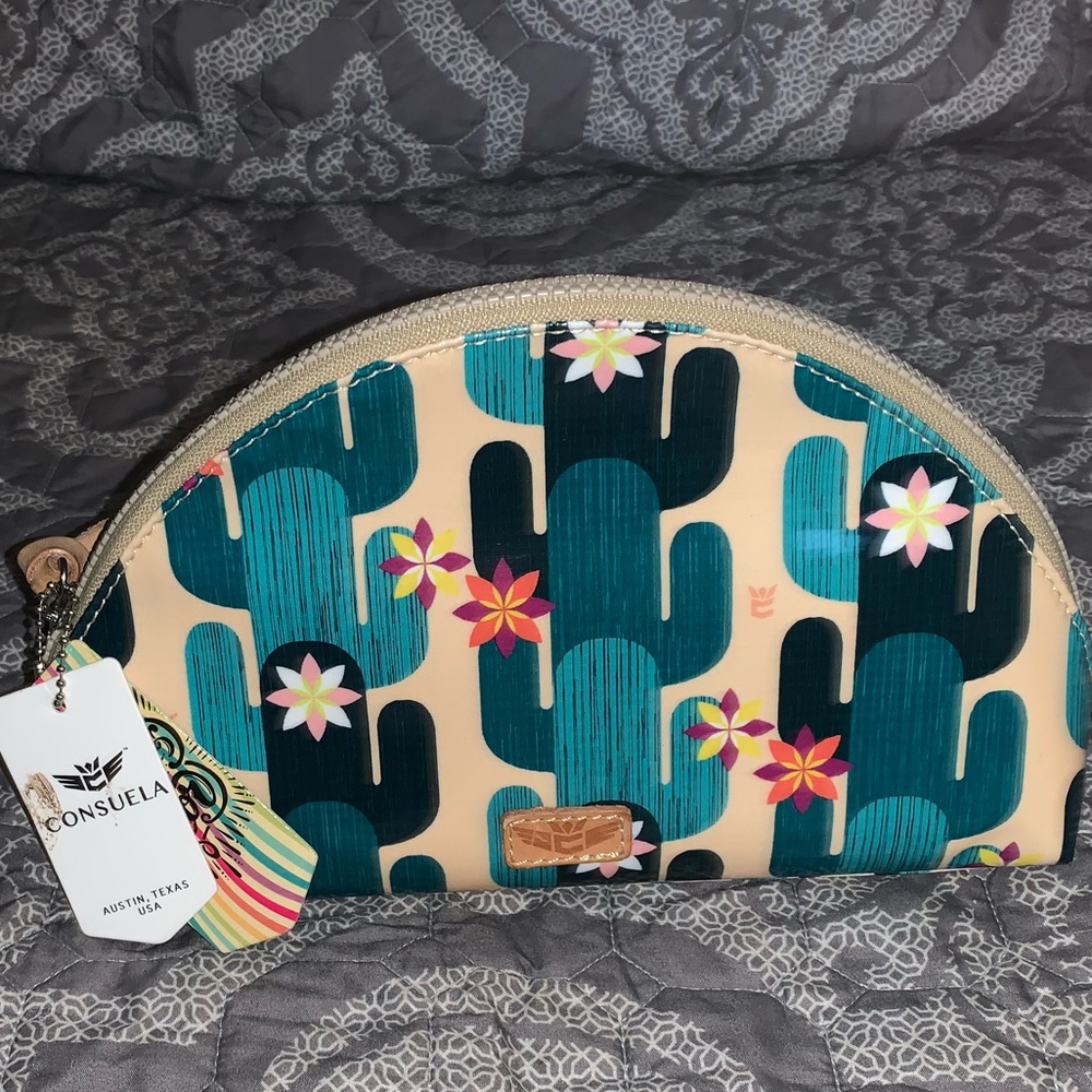 Consuela "Spike" Large Makeup Bag - New with tags